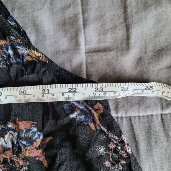 Free People Tree Swing Dress Tunic Size Large Black Flowy Boho Oversize NWT - Picture 5 of 7